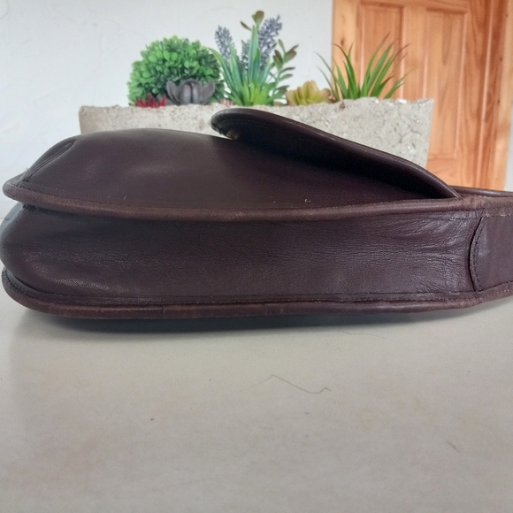 Coach Ergo Flap, No. 9034, 1998, Shoulder Bag In Mahogany Brown. - Picture 9 of 15